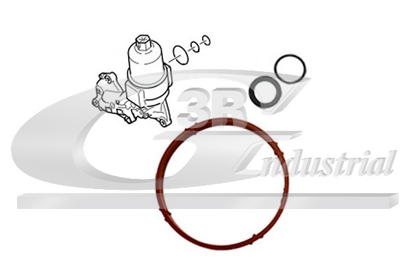 3RG Pakningssæt, indsugningsmanifold 86279 for PEUGEOT