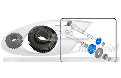 3RG Spidshjul, speedometer 24244 for PEUGEOT