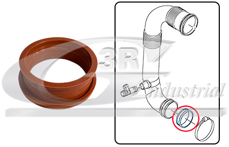 3RG Pakningsring, turboladerslange 83767 for VW