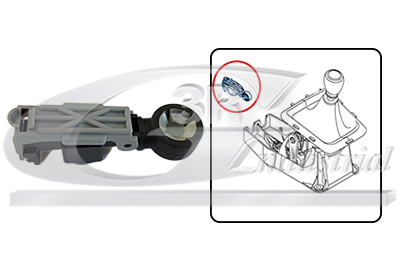 3RG Gearstang 23424 for OPEL