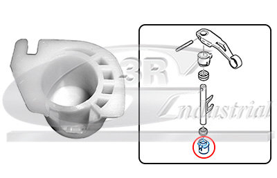 3RG Udrykkergaffel, kobling 22215 for PEUGEOT