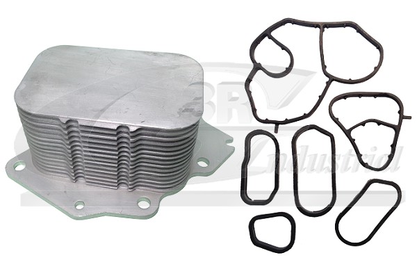 3RG Oliekøler, motorolie 81243 for PEUGEOT FORD FIAT MAZDA MINI