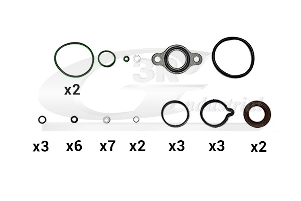 3RG Pakningssæt, indsprøjtningspumpe 85508 for MERCEDES-BENZ RENAULT