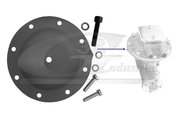 3RG Membran, undertrykspumpe 80002 for MERCEDES-BENZ