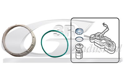 3RG Pakning, tankmåler 80975 for PEUGEOT ABARTH