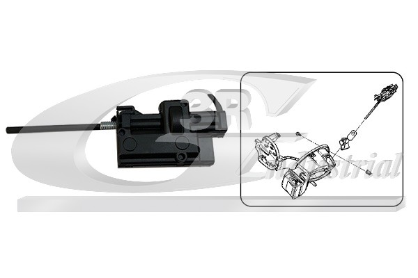 3RG Servomotor, centrallåsesystem 12603 Køretøjets tankklap for RENAULT