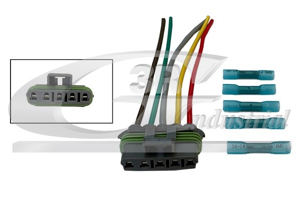 3RG Kabelreparationssæt, viskermotor 30207 for LANCIA JEEP