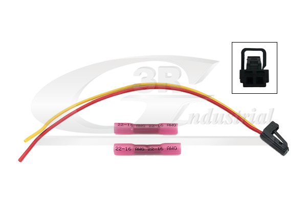 3RG Kabelreparationssæt, nummerpladelys 30705 for VW
