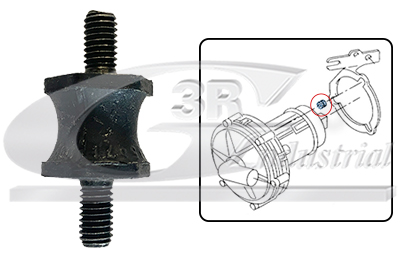 3RG Holder, luftfilterhus 47701 for VW