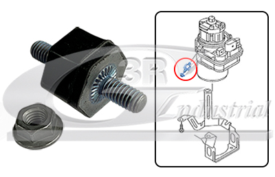 3RG Holder, luftfilterhus 83759 for SKODA