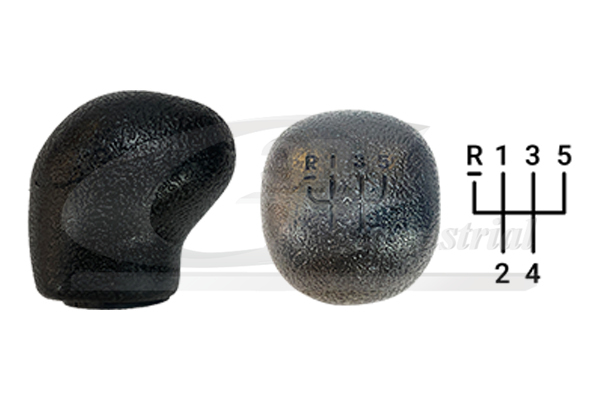 3RG Gearknop 25621 for RENAULT
