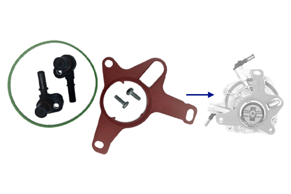 3RG Reperationssæt, vacuumpumpe (bremsesystem) 74200 for FORD PEUGEOT TOYOTA