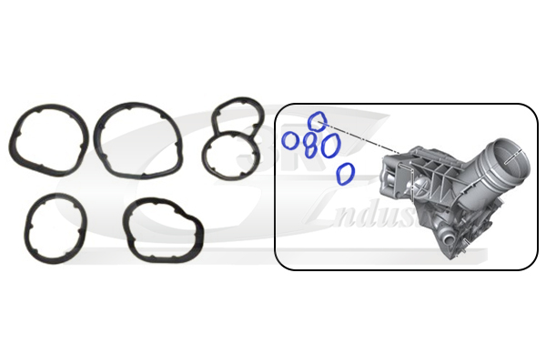 3RG Pakningssæt, oliekøler 76101 for BMW TOYOTA