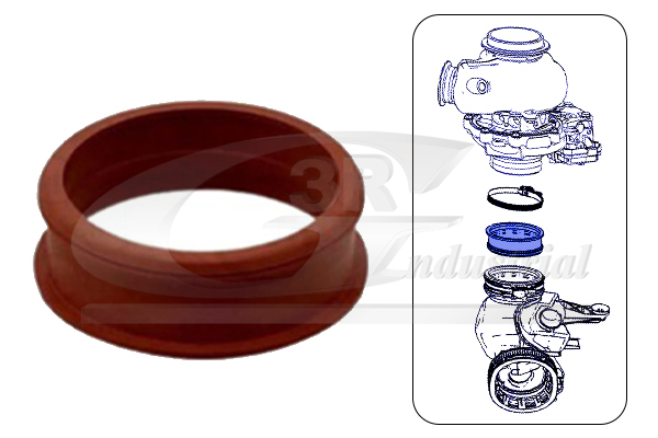 3RG Pakning, turbolader 76514 for MERCEDES-BENZ