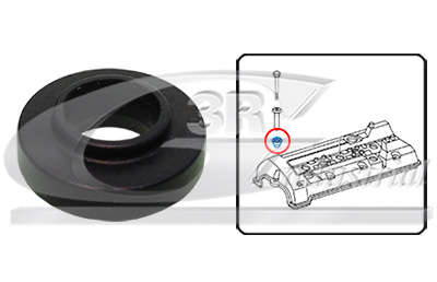 3RG Pakning, topdækselbolt 80534 for MERCEDES-BENZ
