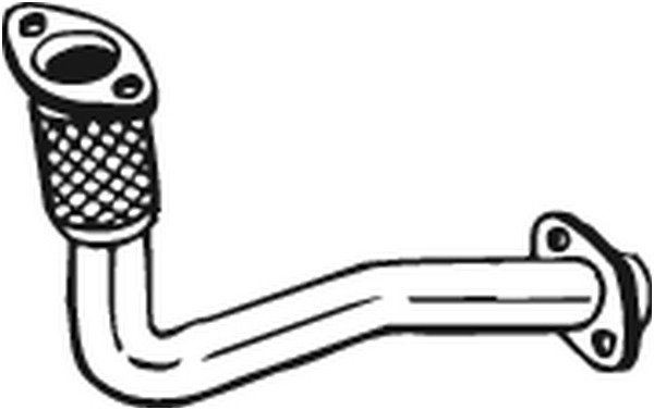 BOSAL Udstødningsrør 713-255 for RENAULT