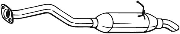 BOSAL Bagerste lyddæmper 228-177 for TOYOTA