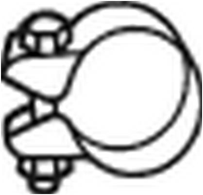 BOSAL Rørforbinder, udstødningssystem 250-338