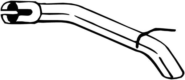 BOSAL Udstødningsrør 700-181 for VAUXHALL