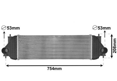 VAN WEZEL Ladeluftkøler 52004134 for SUZUKI