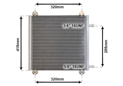 VAN WEZEL Kondensor, klimaanlæg 43005235 for RENAULT