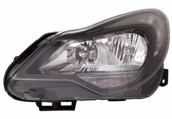 ABAKUS Forlygte 4421169rmldem2 H7/H1 højre for OPEL