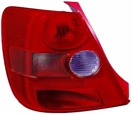 ABAKUS Baglygte 2171957lldue P21W venstre for HONDA