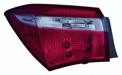 ABAKUS Baglygte 212191flue WY21W venstre for TOYOTA