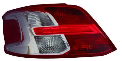 ABAKUS Baglygte 5501966lldue P21/5W venstre for PEUGEOT