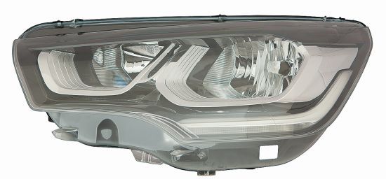 ABAKUS Forlygte 5521148rmldem2 H7/H7 højre for DS