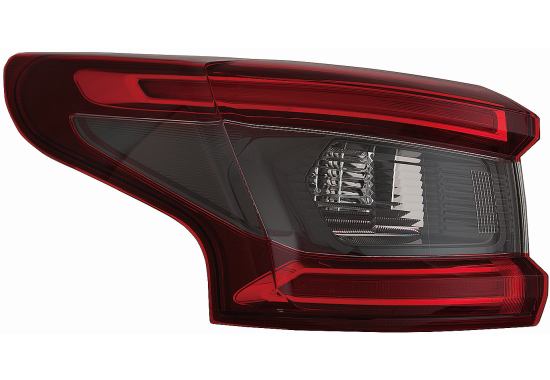 ABAKUS Baglygte 21519ajlue P21W venstre for NISSAN