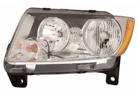 ABAKUS Forlygte 3331190ras højre for JEEP