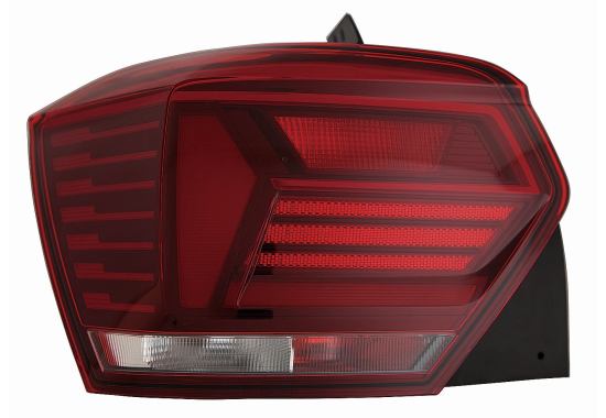 ABAKUS Baglygte 44119bclldue H21W venstre for VW