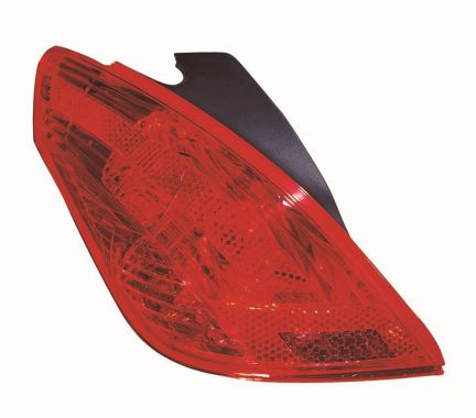 ABAKUS Baglygte 5501949lldue P21W venstre for PEUGEOT