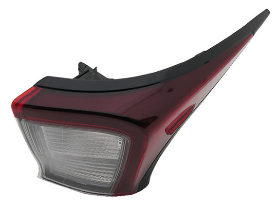 ABAKUS Baglygte 21219chlldue LED oppe for TOYOTA