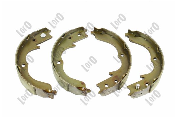 ABAKUS Bremsebakkesæt, parkeringsbremse 23105027 for MITSUBISHI PEUGEOT SUBARU