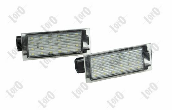 ABAKUS Nummerpladelys l422100001led LED på begge sider for OPEL SMART DACIA NISSAN