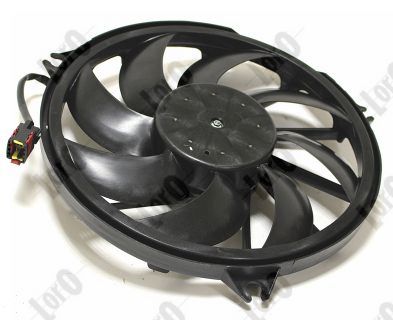 ABAKUS Ventilator, motorkøling 0380140001 foran for PEUGEOT