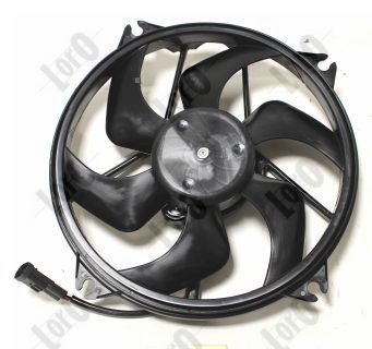 ABAKUS Ventilator, motorkøling 0380140002 foran for CITROËN PEUGEOT