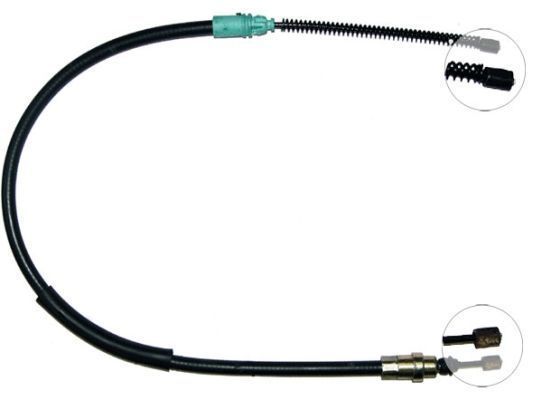 A.B.S. Håndbremsekabel k16748 for PEUGEOT