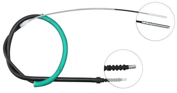 A.B.S. Håndbremsekabel k12556 for VAG