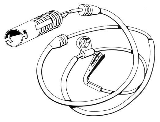 A.B.S. Slidindikator, bremsebelægning 39578 for BMW