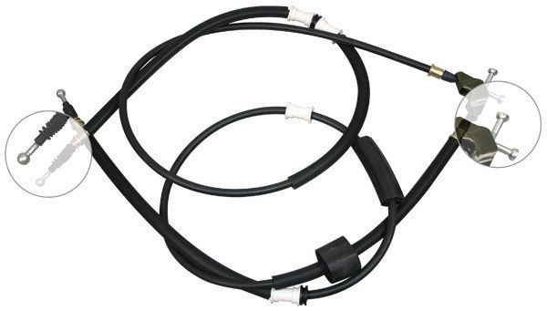 A.B.S. Håndbremsekabel k19845 for OPEL VAUXHALL