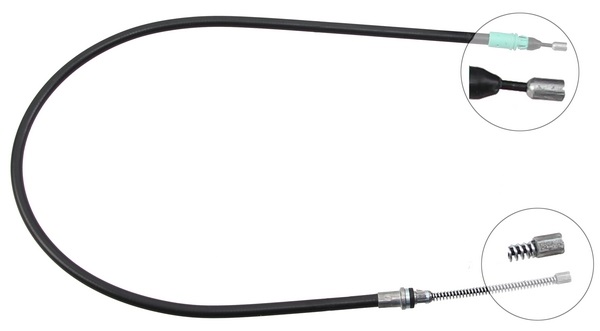 A.B.S. Håndbremsekabel k13915 for SMART