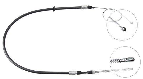 A.B.S. Håndbremsekabel k12058 for OPEL VAUXHALL