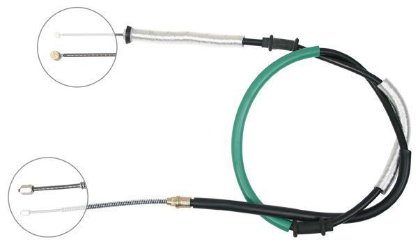 A.B.S. Håndbremsekabel k18067 for FIAT