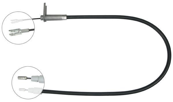 A.B.S. Håndbremsekabel k19618 for MERCEDES-BENZ