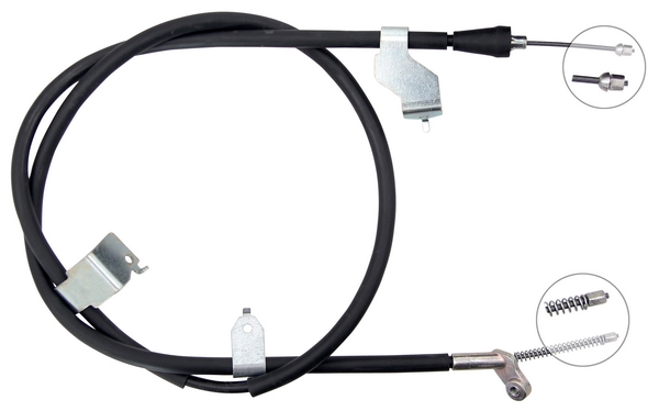 A.B.S. Håndbremsekabel k19872 for NISSAN