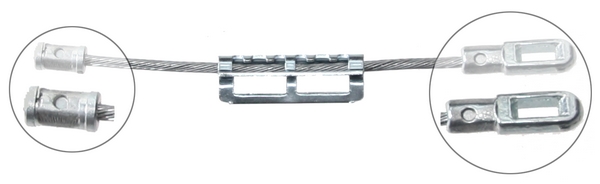 A.B.S. Håndbremsekabel k12096 for OPEL CHEVROLET