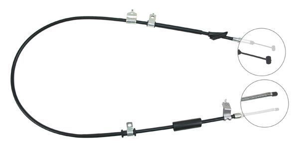 A.B.S. Håndbremsekabel k15687 for ROVER